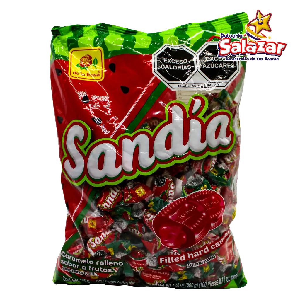 [ROS0069] CARAMELO SANDIA DLR -B.500G.- "C/24/100"