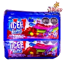 CARAMELO SUAVE CON SABORES FRUTALES ICEE ROPES D.600G- "C/12/12"