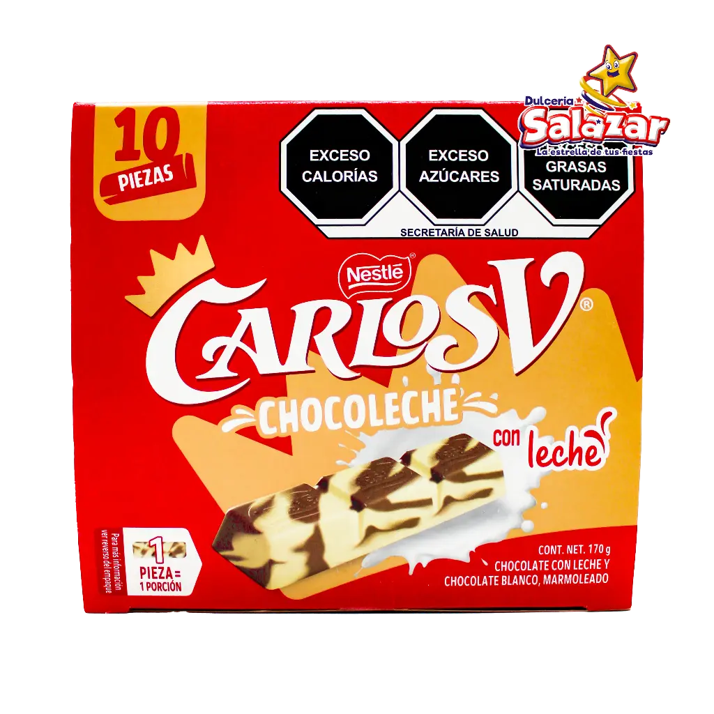 [NES0025] CARLOS V CHOCOLECHE -D.170G- "C/8/10"