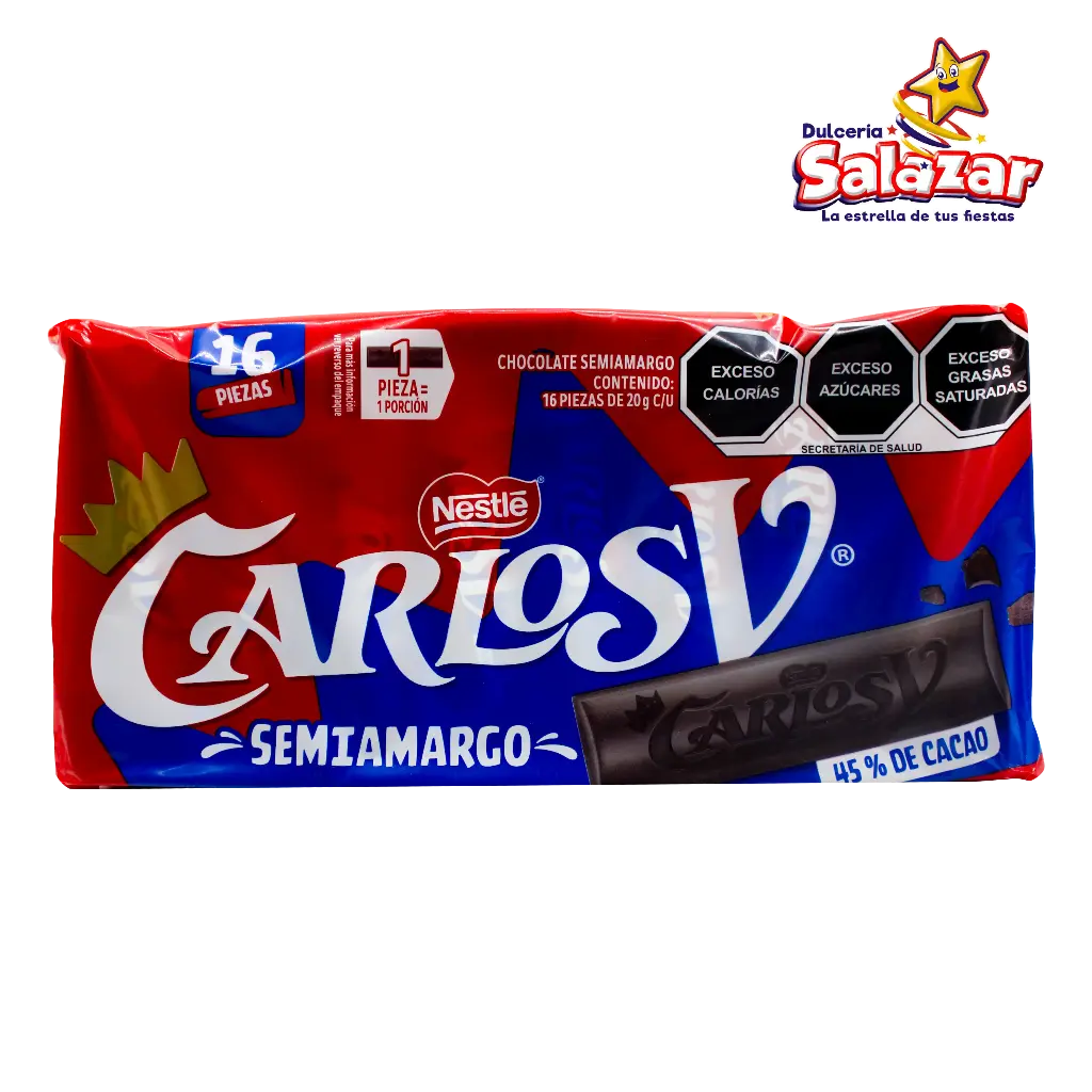 [NES0043] CARLOS V SEMIAMARGO NESTLE -D.320G- "C/14/16"
