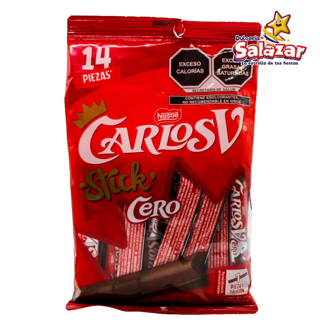 CARLOS V STICK SIN AZUCAR NESTLE -B.112G- "C/20/14"