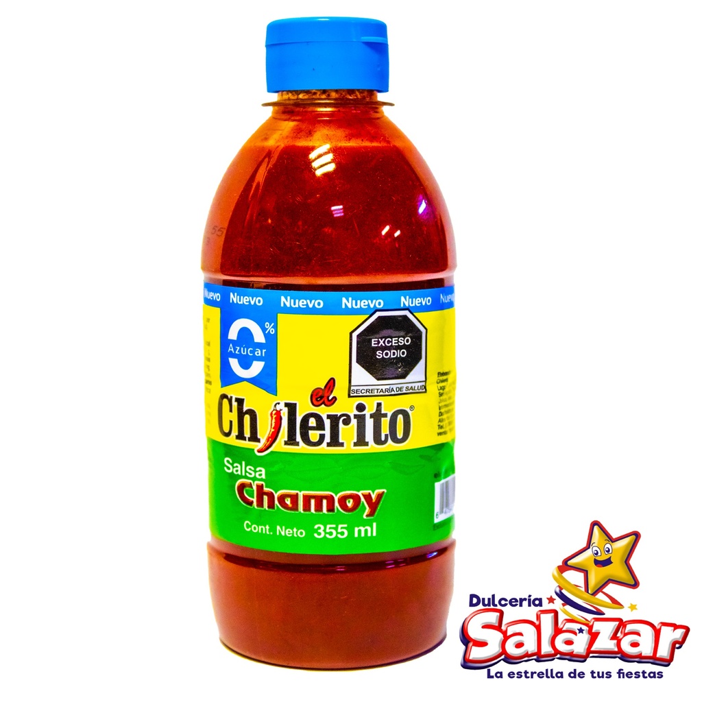 CHAMOY SIN AZUCAR CHILERITO -BOT.355ML- "C/24/1"