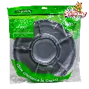 CHAROLA REDONDA PARTY IS ON PLATEADA -B.3PZA - "C/6/3"