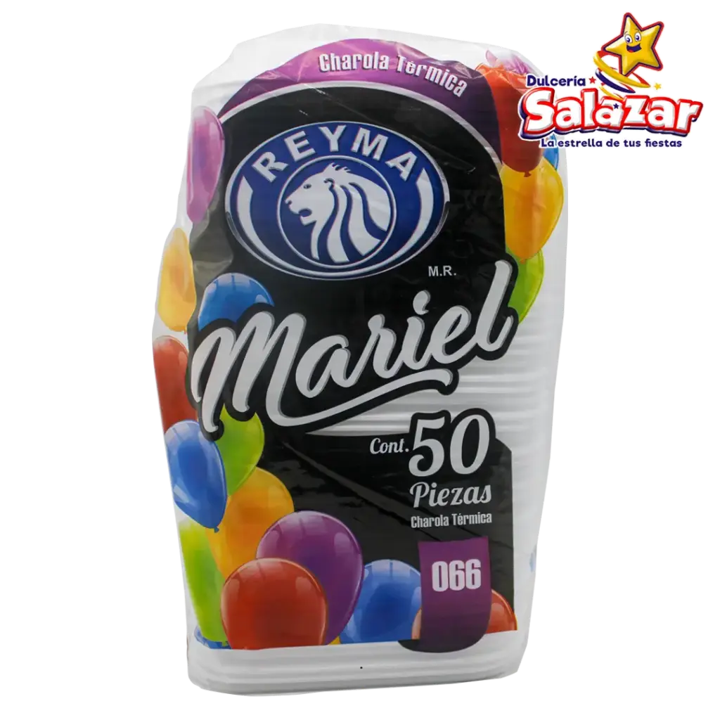 [REYM0008] CHAROLA TERMICA 066 MARIEL REYMA CH066MA -B.50PZA- "C/10/50"