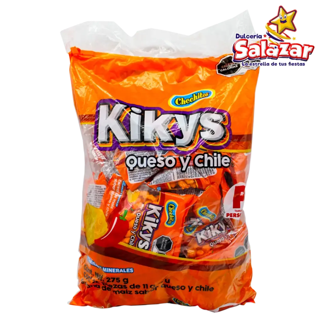 CHECHITOS KIKYS QUESO CHILE PERSONAL GONAC -B.300G- "C/10/25"