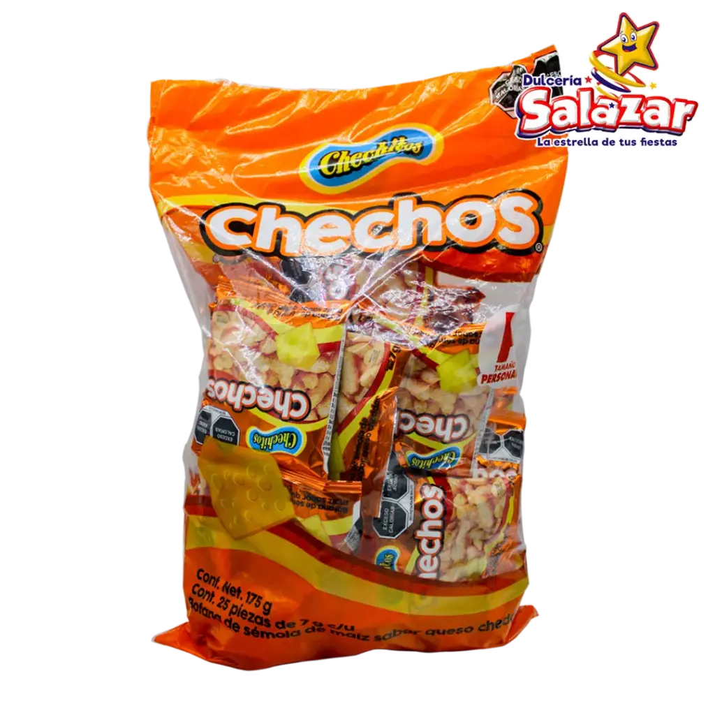 [GON0027] CHECHITOS CHECHOS QUESO PERSONAL -B.200G- "C/10/25"