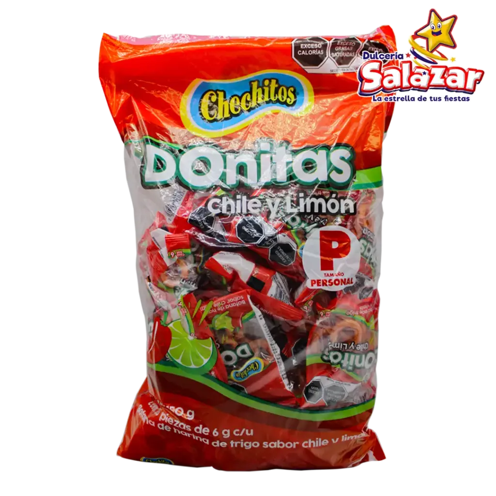 [GON0018] CHECHITOS DONITAS CHILE Y LIMON PERSONAL -B.150G- "C/10/25"