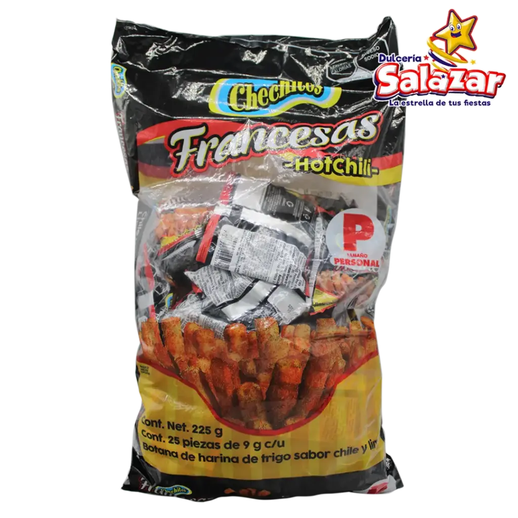 [GON0007] CHECHITOS FRANCESAS HOT CHILI PERSONAL -B.225G- "C/10/25"