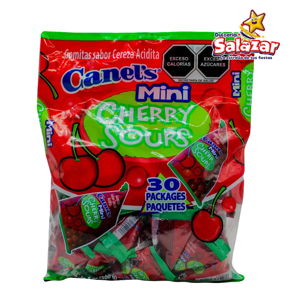 [CAN0083] CHERRY SOURS MINI TRIANGULO CANELS -B.300G- "C/16/30"