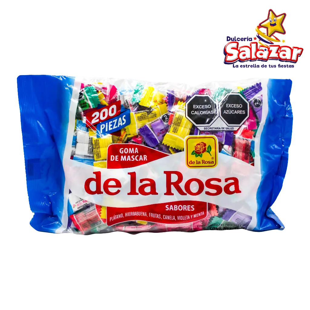 [ROS0073] CHICLE 2 PASTILLAS DLR -B.450G- "C/16/200"
