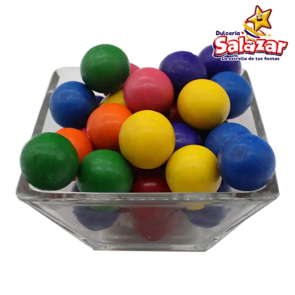 [CHE0044] CHICLE LUCKY BOLA GRANDE  SURTIDO X KILO -B.2.5KG- "C/10/1"