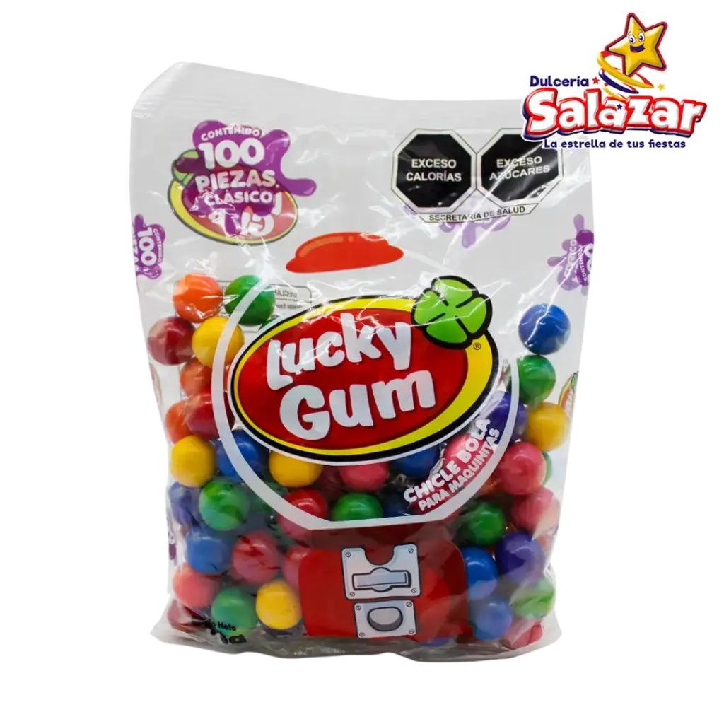 CHICLE LUCKY GUM SURTIDO - B.340G- "C/20/100"