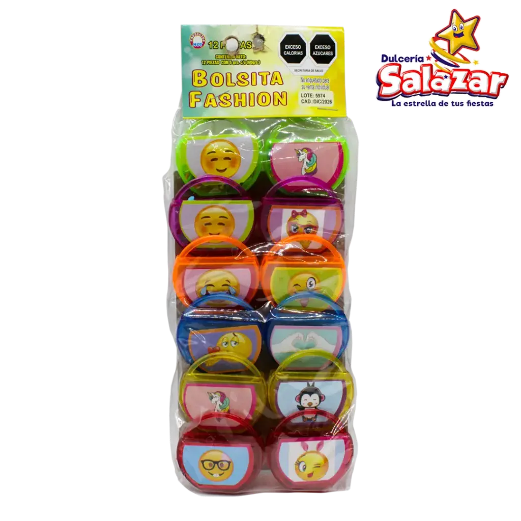 [MOY0011] CHICLERA BOLSITA FASHION MOY -B.12PZA- "C/30/12"