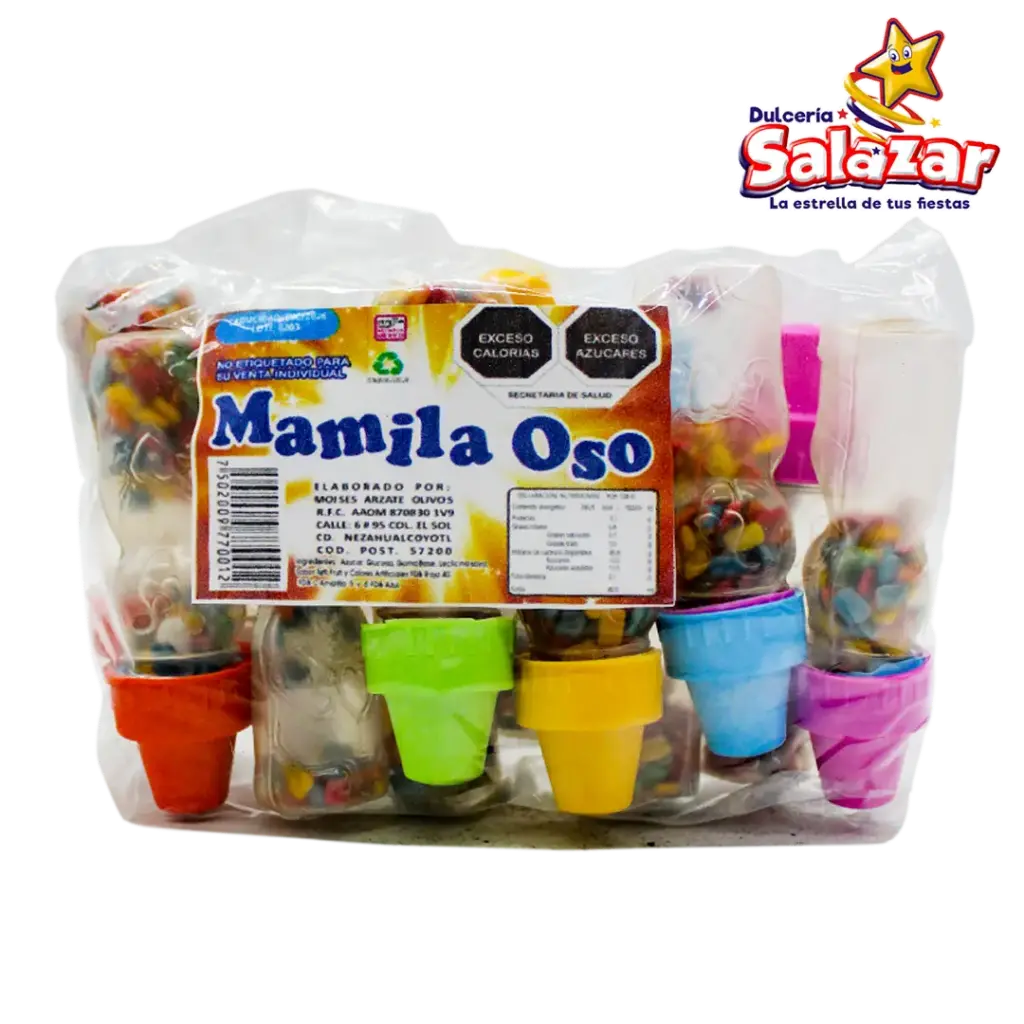 [MOY0001] CHICLERA MAMILA OSO MOY -B.12PZA- "C/40/12"