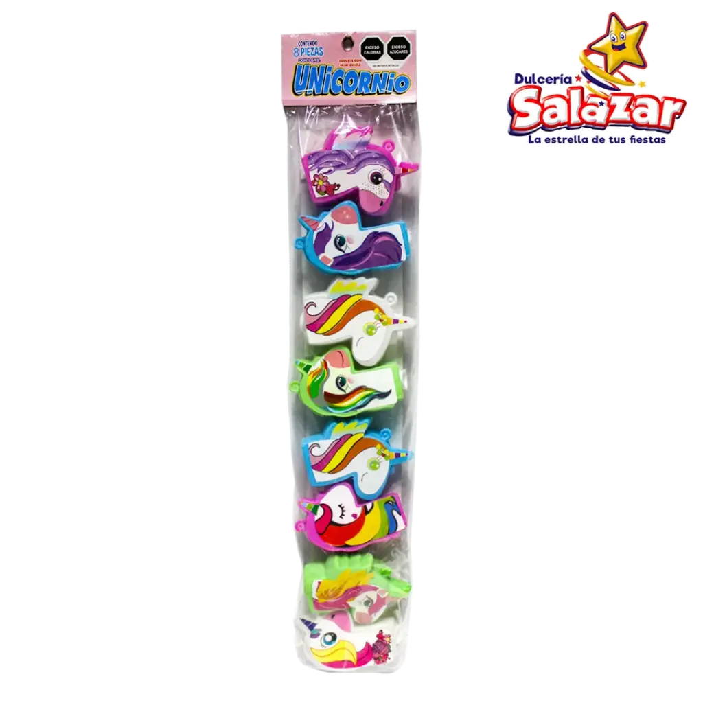 [MOY0005] CHICLERA UNICORNIO MOY -B.8PZA- "C/30/8"