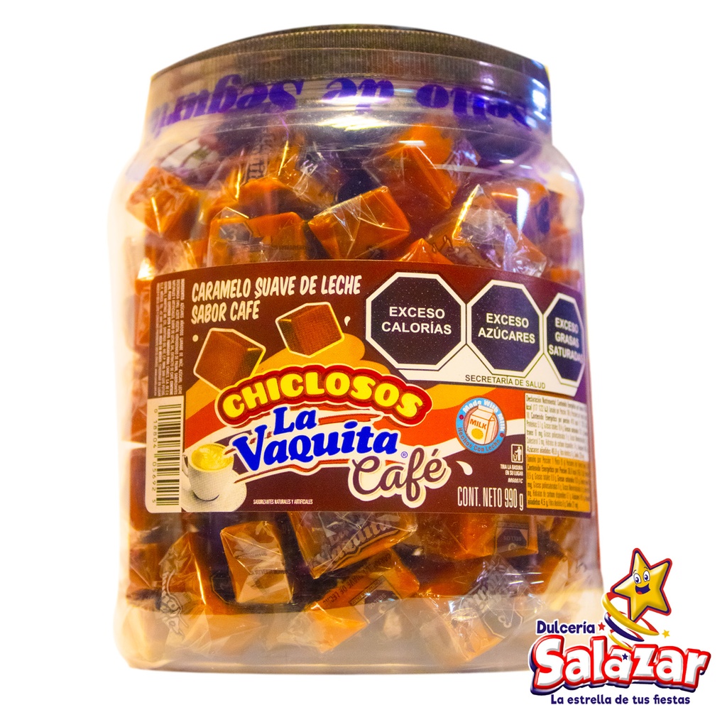CHICLOSO CAFE LA VAQUITA CANELS -V.990G- "C/8/110"