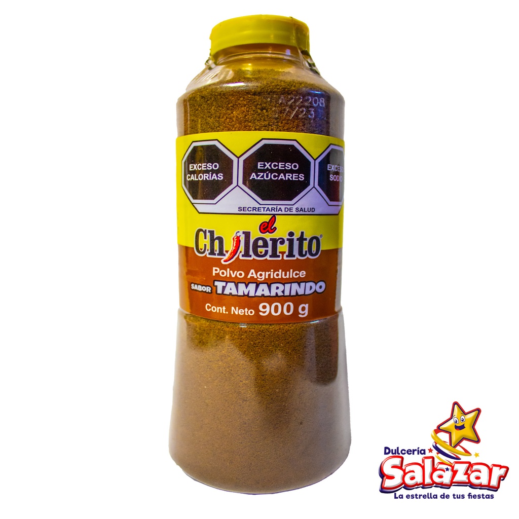 [CHIL0018] CHILERITO POLVO SABOR TAMARINDO -BOT.900G- "C/12/1"