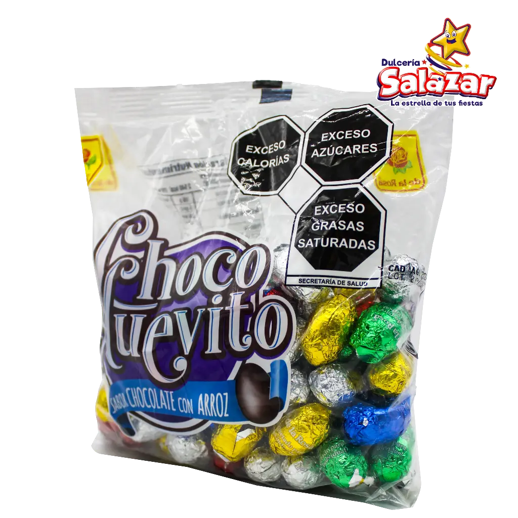 CHOCOLATE  HUEVITO C/ARROZ DLR -B.500GR- "C/12/1"