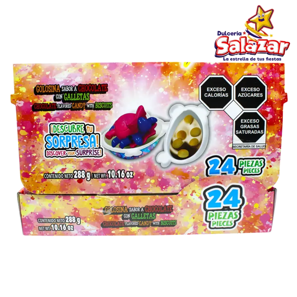 [DEL0021] CHOCO HUEVO UNICORNIO LAS DELICIAS -D.288G- "C/8/24"