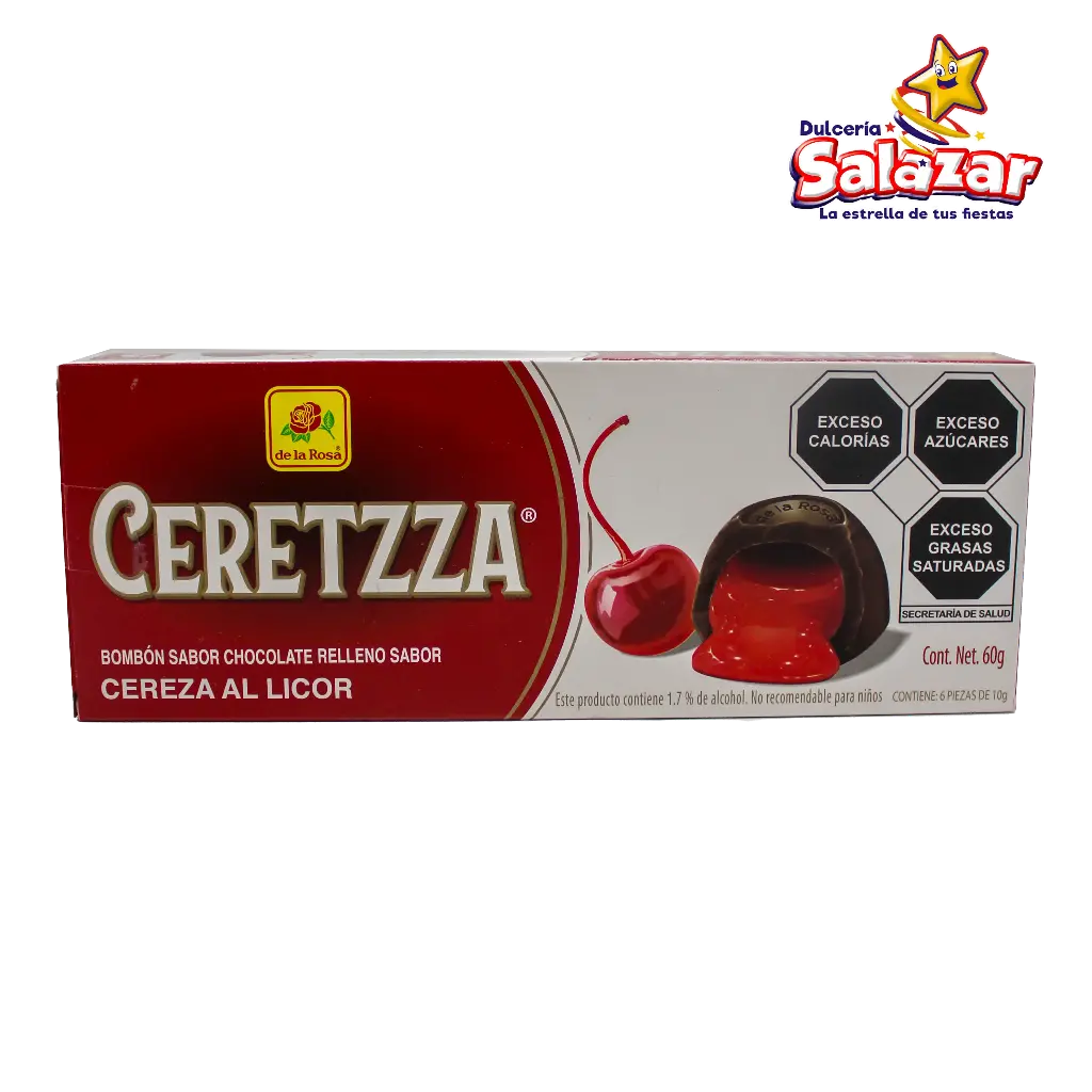 [ROS0138] CHOCOLATE CERETZZA DLR 6 PZA -D.60G- "C/30/6/10"