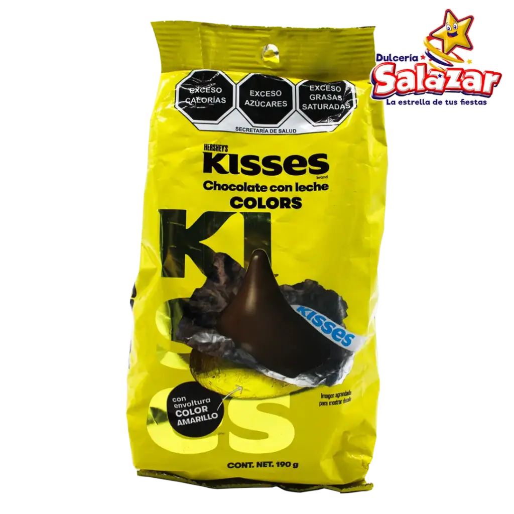 [HER0048] CHOCOLATE KISS FIESTA AMARILLO -B.190G- "C/6/1"