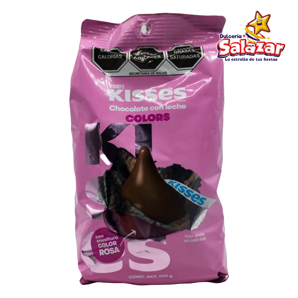 [HER0046] CHOCOLATE KISS FIESTA ROSA -B.190G- "C/6/1"
