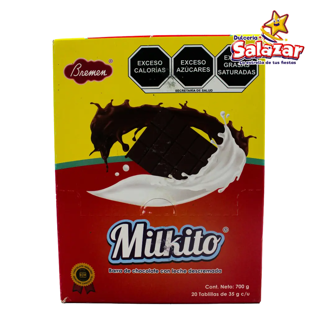CHOCOLATE MILKITO LECHE 35GR -D.700G-"C/6/20"