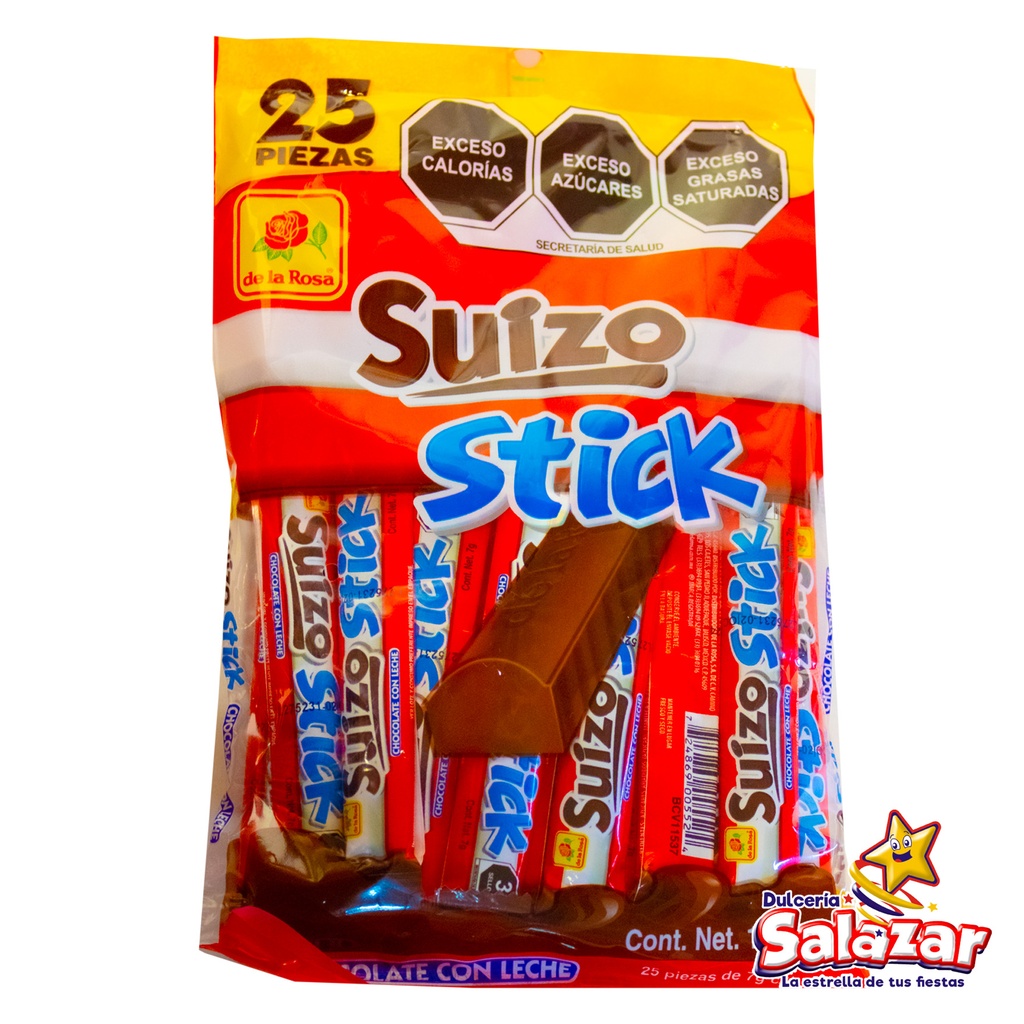 [ROS0474] CHOCOLATE SUIZO STICK BARRITA -B.175G- "C/20/25"