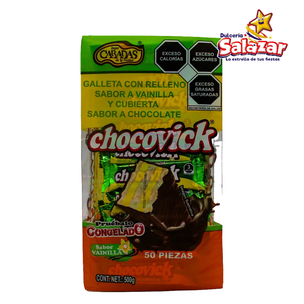 [COL0076] CHOCOVICK VAINILLA -D.500G- "C/12/50"