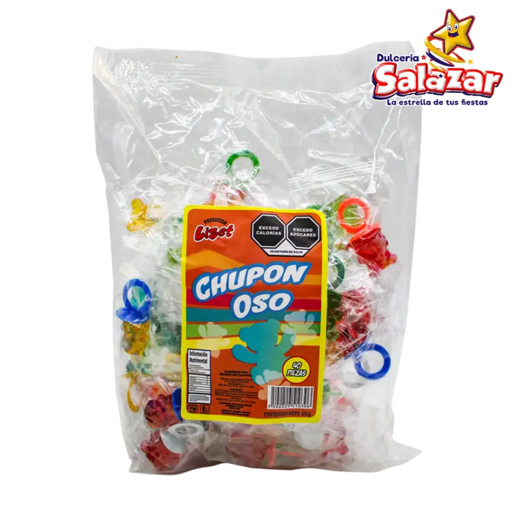 [MRC0004] CHUPON LIZET OSO MARCE -B.40PZA- "C/30/40"