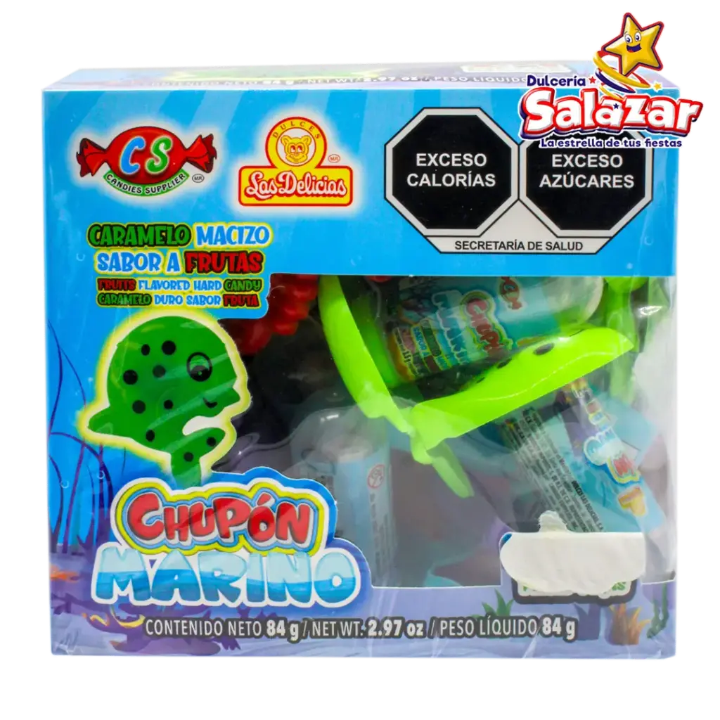 [DEL0025] CARAMELO CHUPON MARINO LAS DELICIAS -D.84GR- "C/12/24"