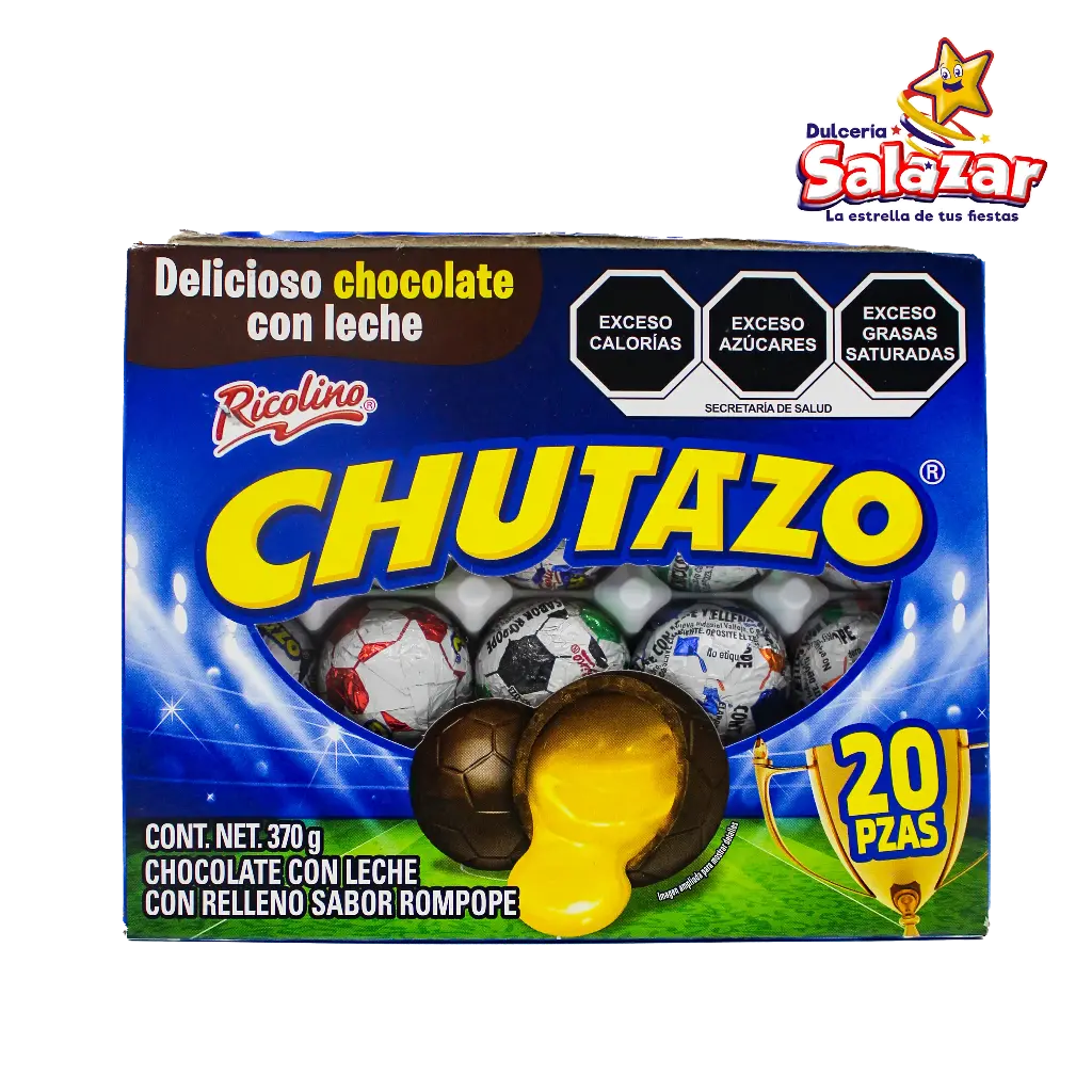 [RCO0362] CHUTAZO C/ROMPOPE RICOLINO -D.370G- "C/40/20"