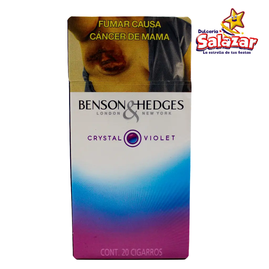 CIGARRO BENSON & HEDGES CRYSTAL VIOLET 20s "P/10/1"