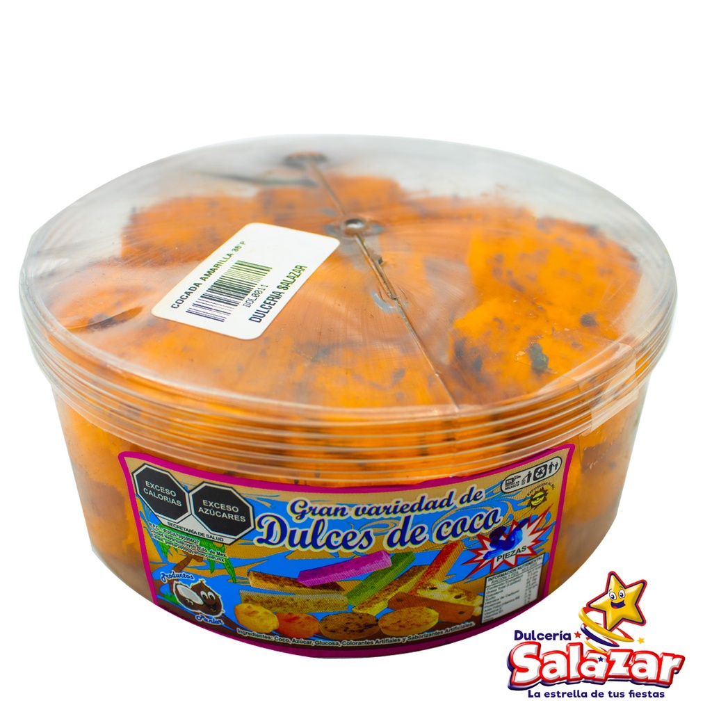 COCADA AMARILLA EL DOLAR -E.36PZA- "C/18/36"