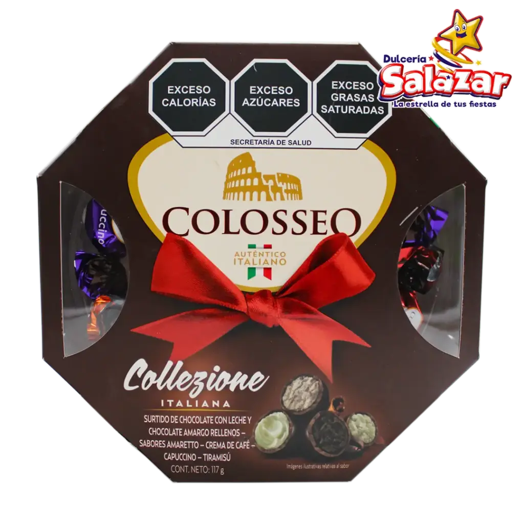 COLOSSEO COLLEZIONE ITALIANA CAJA OCTAG0NAL -D.117G- "C/24/1"
