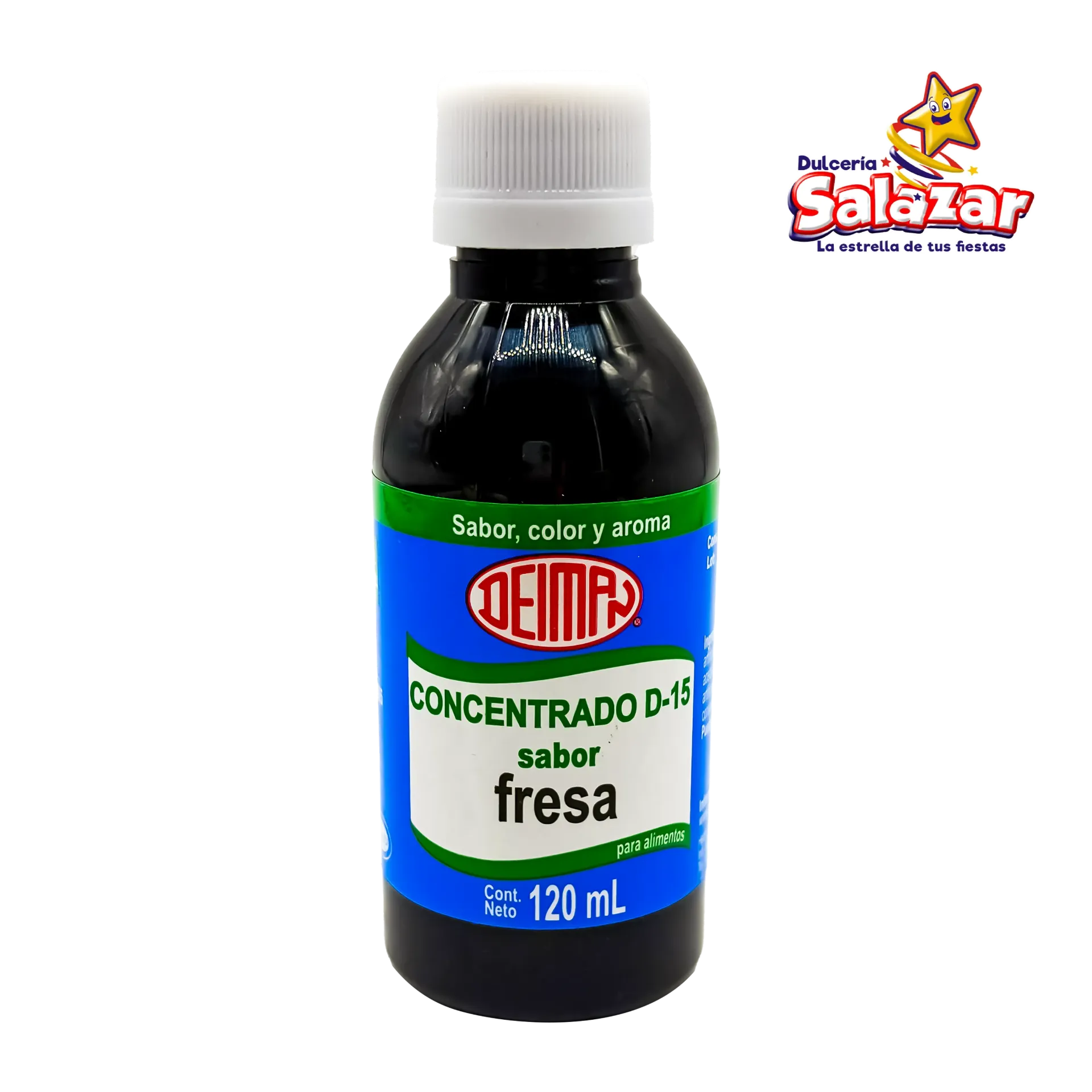 CONCENTRADO DEIMAN FRESA D-15 -BOT.120ML- "C/30/1"