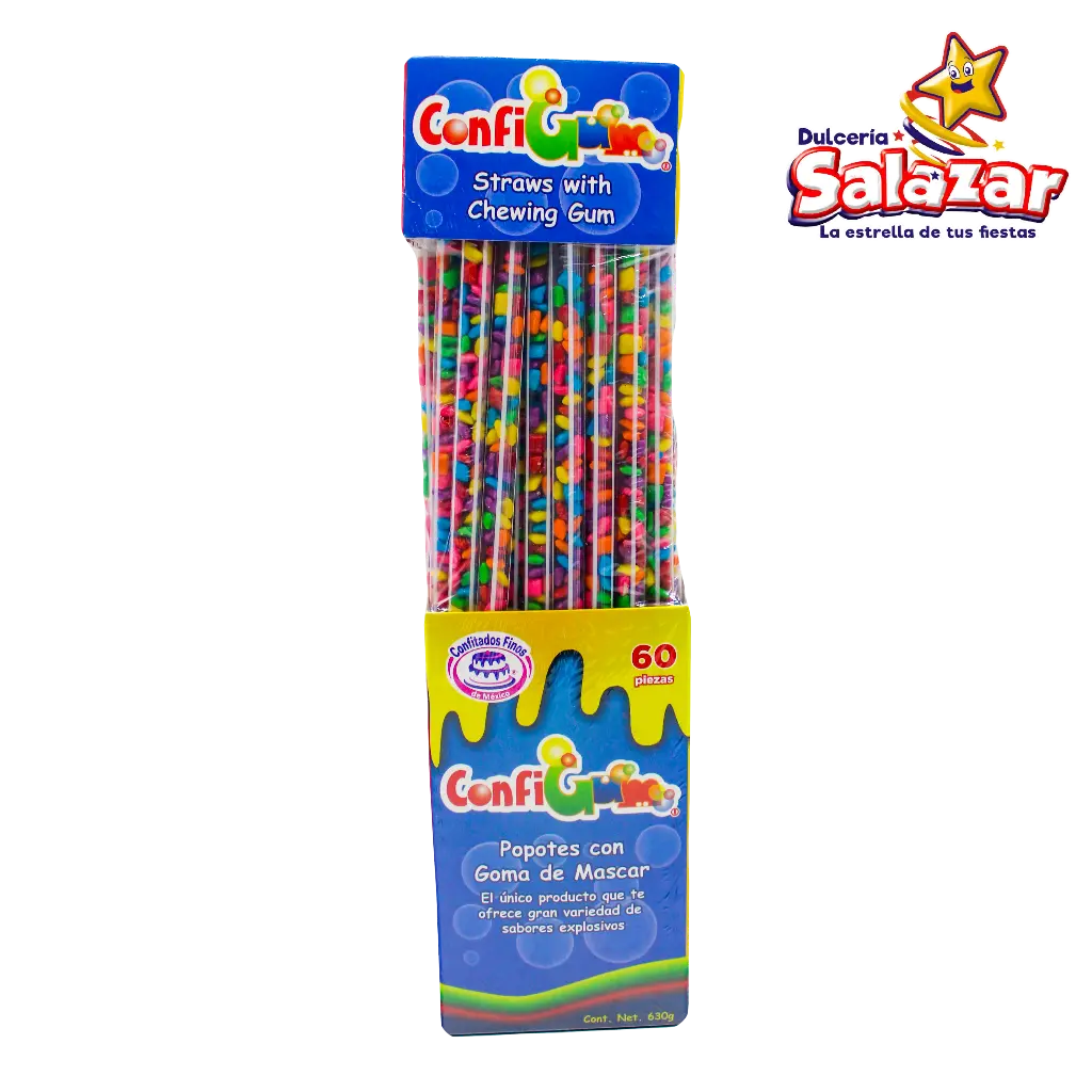 [CFI0011] CHICLE CONFIGUM MINI POPOTE -D.630G- "C/18/60"