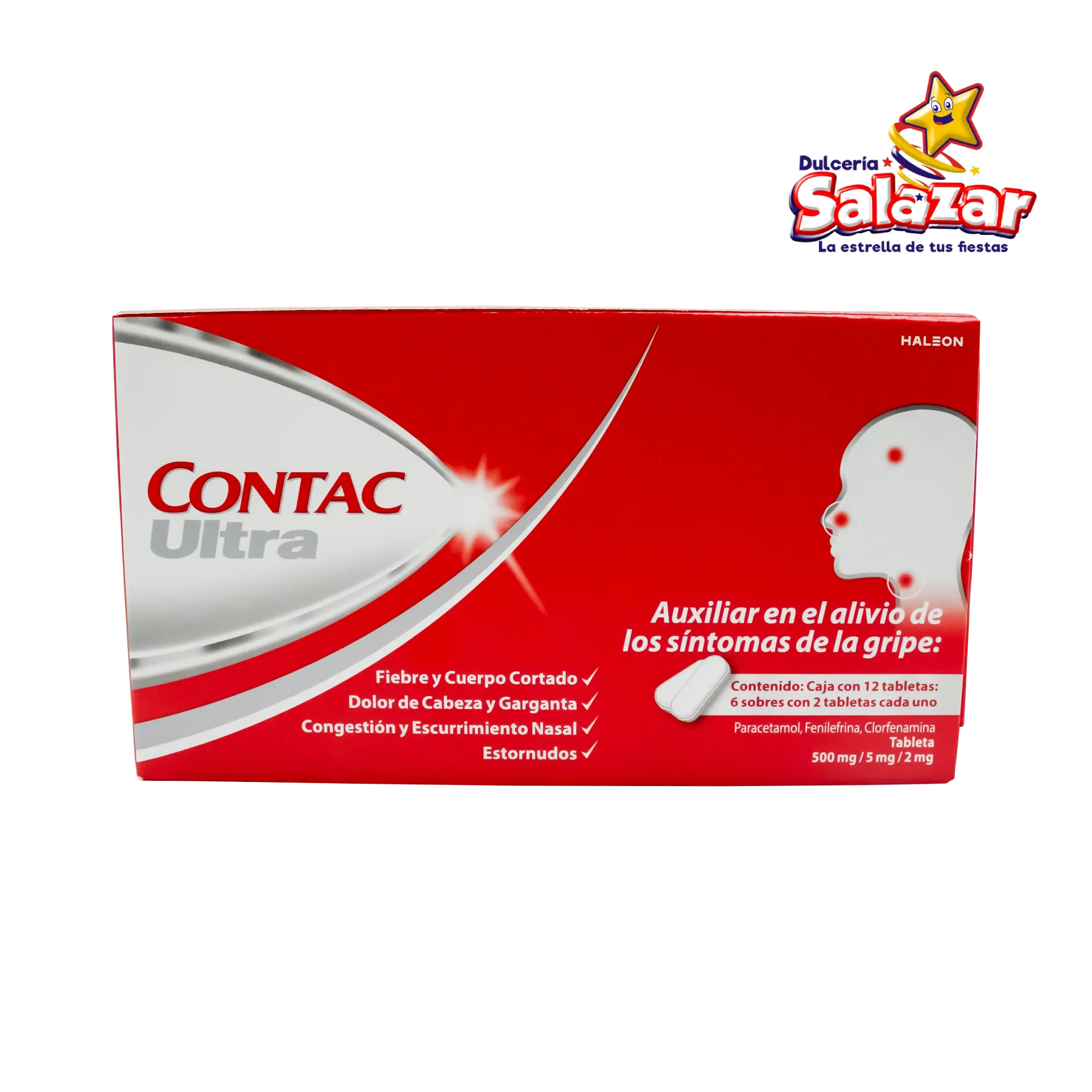 [OTC0039] CONTACT ULTRA 500MG -B.500ML- "C/6/12"
