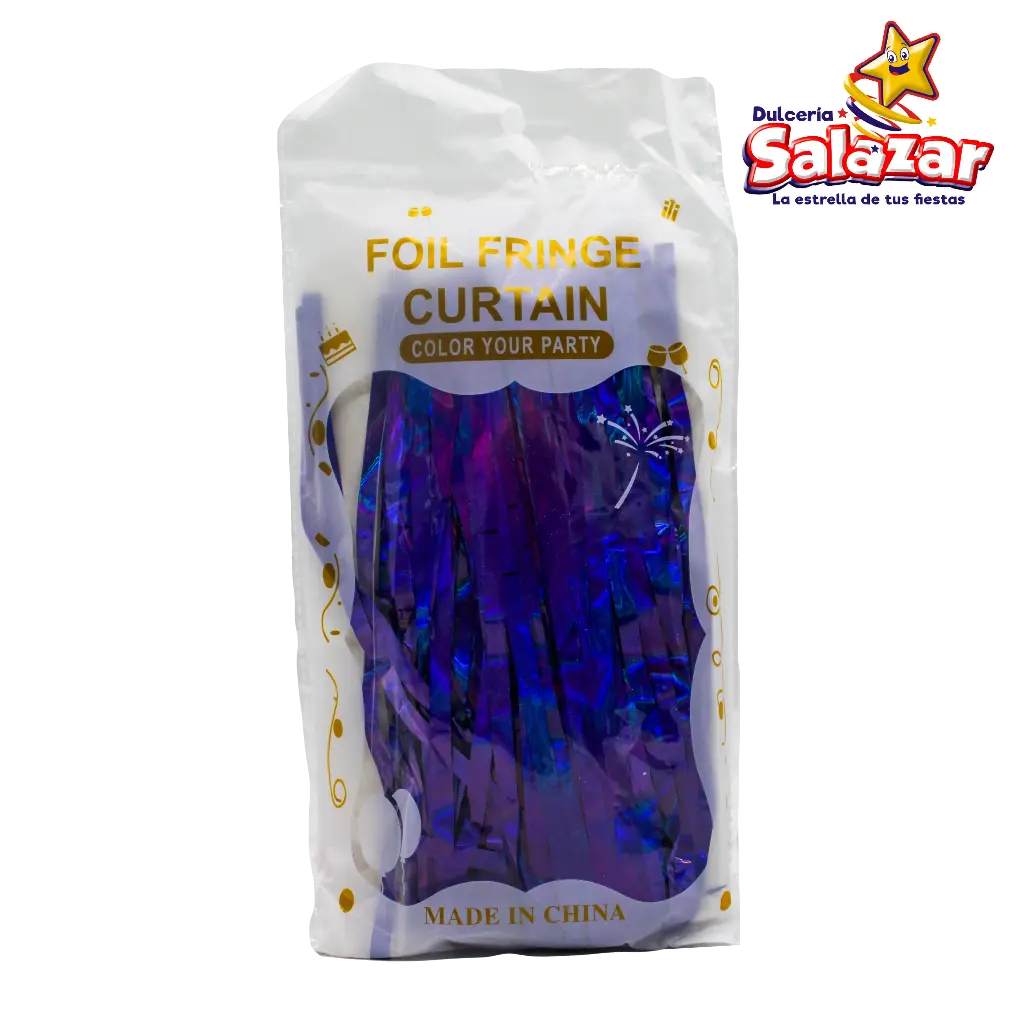 [CAP0053] CORTINA DE LLUVIA VARIOS COLORES -D.1PZA-