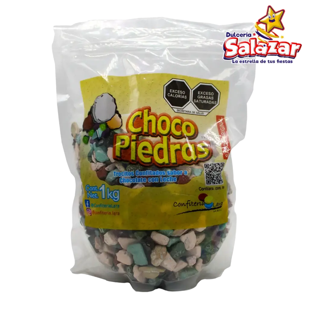 [LEO0019] COSMI-PIEDRA CONFITADA SABOR CHOCOLATE -B.1KG  "C/5/1"