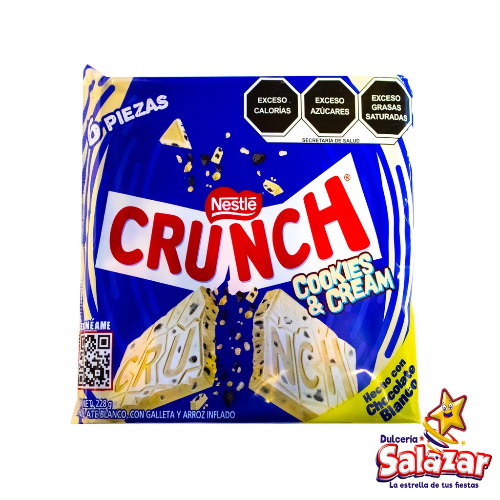 CRUNCH COOKIES & CREAM -D.228G- "C/12/6"