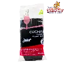 CUCHARA MEDIANA NEGRO INIX-CUP-BN -B.25PZA- "C/40/25"