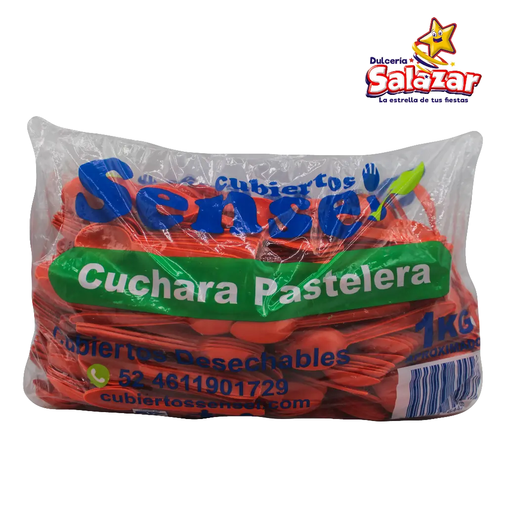 [AYA0051] CUCHARA PASTELERA COLOR SENSEI X KILO -"B/9/1"