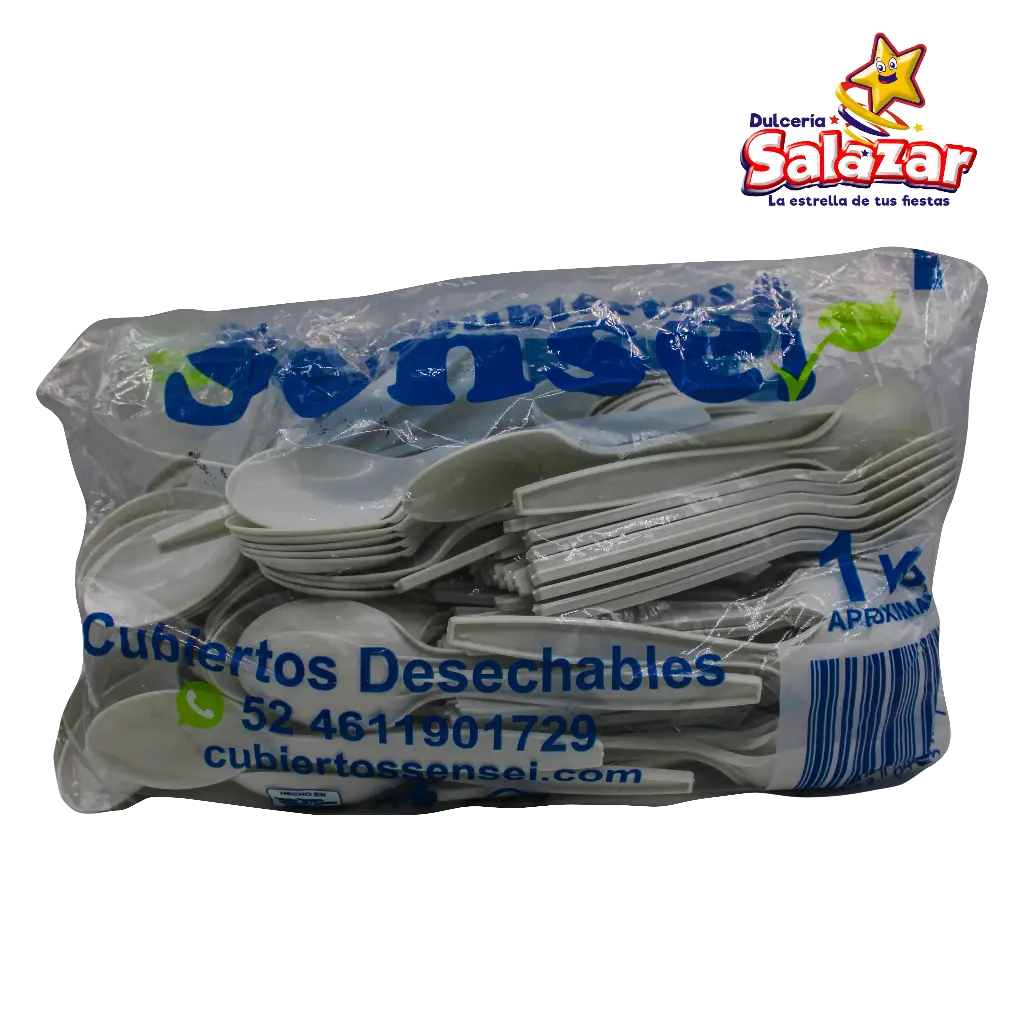 [AYA0040] CUCHARA SOPERA BLANCA SENSEI X KILO "B/9/1"