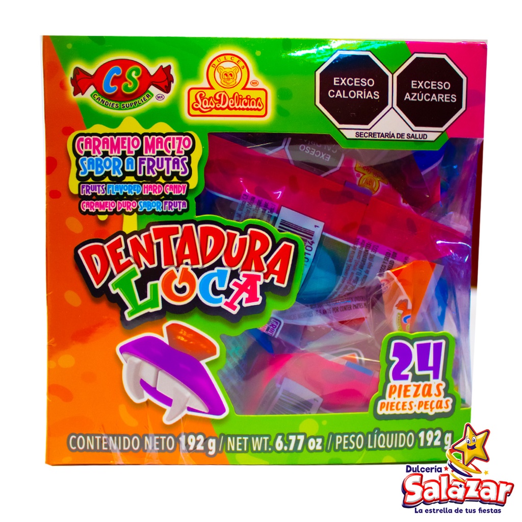 [DEL0476] DENTADURA LOCA LAS DELICIAS -D.192G- "C/12/24"
