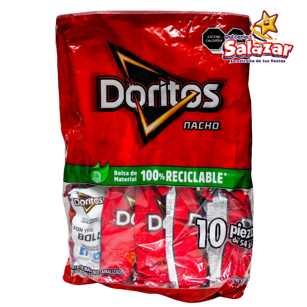 DORITOS NACHOS SABRITAS 54G -B.540GR.- "C/5/10"