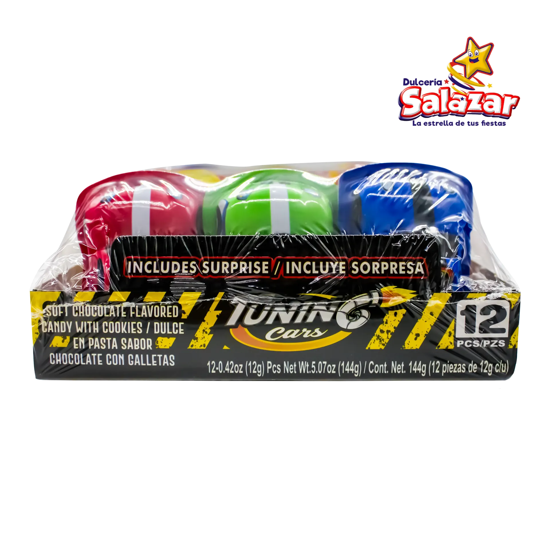 [BON0036] DULCE EN PASTA CHOCOLATE TUNNING CAR -D.144G.- "C/16/12"