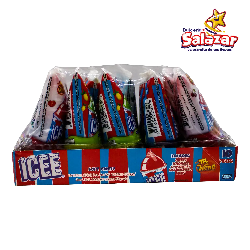DULCE EN PASTA TA WENO ICEE VARIOS SABOR G02733 -D.300G- "C/24/10"
