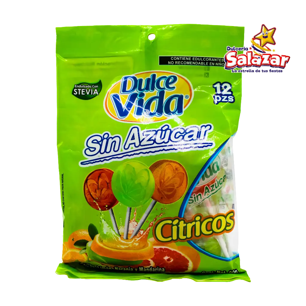 [CHY0010] PALETA DULCE VIDA CITRICO CHOMPYS -B.90G- "C/6/12"