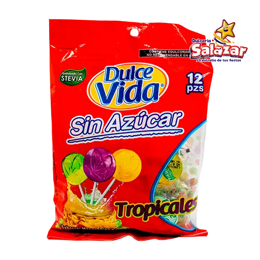 PALETA DULCE VIDA TROPICAL CHOMPYS -B.90GR- "C/6/12"